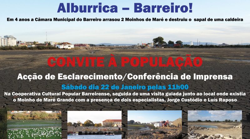 Crime Patrimonial e Ambiental em Alburrica – Barreiro!